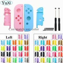YuXi Pink purple Blue Yellow green For Nintend Switch NS Joy Con Replacement Housing Shell Cover for NX JoyCons Controller Case 2024 - buy cheap