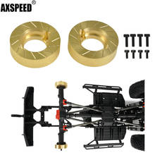 AXSPEED Brass Counterweights Turning copper weights Truck Wheel Hub for 1:10 Axial SCX10 II 90046 Rc car 2024 - buy cheap