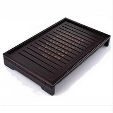 Hot Sale Kung Fu Tea Set Natural Solid Wooden Tea Tray Rectangular Wood Traditional Puer Tea Tray Big Size 2024 - buy cheap