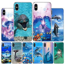 ocean dolphin Dance And Jumping Phone Case For Apple iphone 13 12 11 Pro Max SE 2020 X XS XR 7 8 6 6S Plus Soft Cover Coque 2024 - buy cheap