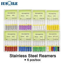 10 Boxes Reamers Stainless Steel Dental Endo Files High Quality Hand Use Files 2024 - buy cheap