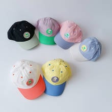 Lovely Cartoon Pattern Baby Baseball Hats Spring Summer Cotton Peaked Cap Autumn Kids Boys Girls Outdoor Sun Hats 2024 - buy cheap