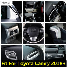 Аксессуары Lapetus подходят для Toyota Camry XV70 2018 - 2021 абс приборной панели левая сторона кондиционера вентиляционное отверстие крышка отделка 2024 - купить недорого