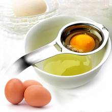 Separador de huevos con filtro de yema de huevo, batidores de acero inoxidable de grado alimenticio, herramientas de cocina para huevos 2024 - compra barato