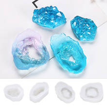 Crystal Cluster Simulation Stone Silicone Mold DIY Jewelry Crafts Necklaces Pendant Resin Mold Jewelry Making Mold Tools 2024 - buy cheap