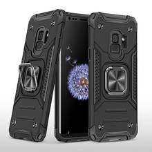 for Samsung Galaxy S9 Case Samsung Galaxy S 9 Military Armor Shockproof Bumper Defender Magnet Car Holder Ring Case Cover 2024 - buy cheap