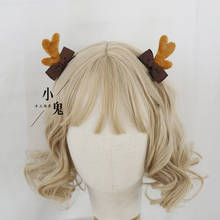 1 par de grampos de cabelo femininos lolita, acessórios para cosplay de cabeça feitos à mão 2024 - compre barato