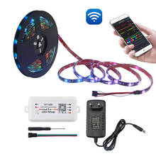 12V WS2811 Addressable Led Strip Dream Color SP108E WIFI APP Controller Smart Home 5050 RGB Led Pixel Strip Power Adapter 5M Kit 2024 - buy cheap