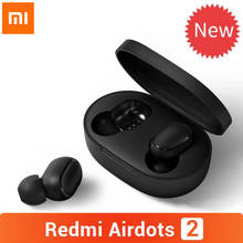 Xiaomi Redmi AirDots 2 беспроводной Bluetooth 5,0 наушники-вкладыши TWS с наушники левый и правый низкая режима задержки Mi беспроводная гарнитура стерео Авто ссылка 2024 - купить недорого