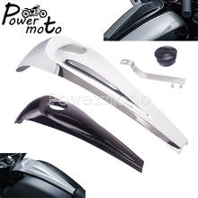 Chrome Motorcycle Dash Fuel Console Cover&Gas Tank Cap For Harley Touring Road Electra Glide Ultra Classic Limited Low 08-2017 2024 - buy cheap