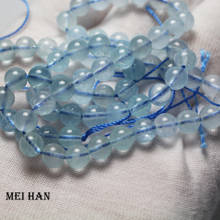 Meihan wholesale natural A++ 5.5-6mm Topazz smooth round loose beads precious stone for jewelry making 2024 - buy cheap