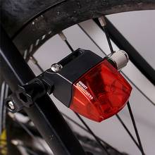 Luz traseira de indução para bicicleta, acessório de bicicleta com lâmpada de aviso magnética para gerar à prova d'água 2024 - compre barato