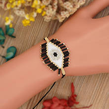 Go2boho Classic Evil Eye Bracelet Miyuki Beads Armband Gift Pulseras Turkey Greek Eye Bracelets Women Gift Handmade Jewelry 2024 - buy cheap