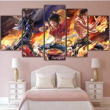 Wall Art Modular Pictures One Piece Canvas Printed Luffy Home Decor Ace Posters Sabo Paintings Anime Role For Living Room Frame 2024 - buy cheap