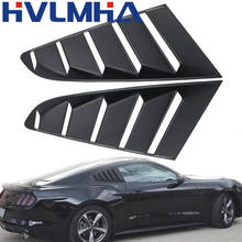 Adesivo para janela do quarto traseiro, colheres, spoiler, estilo de carro, painel lateral, ventilação, adesivo para ford mustang 2015, 2016, 2017 2024 - compre barato