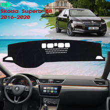 Dashboard Cover Dash Mat Protective Avoid Light Carpet for Skoda Superb 3 B8 3V 2016 2017 2018 2019 2020 MK3 Car Accessories 2024 - buy cheap