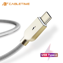 CABLETIME-Cable de carga USB C para móvil, Cable de carga estable de potencia para Oneplus 7T, Samsung S10 +, Huawei Mate 30, Xiaomi C145 2024 - compra barato