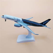 Airbus A350 XWB a escala 1:300, 20CM, con engranajes de aterrizaje, 1/400, 16CM, airforce one B747, avión aéreo, Avión de aleación, modelo de juguete 2024 - compra barato