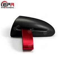 Puxador de plástico para porta de porsche gt3, preto, tipo rs, acessórios de corrida, estilo automóvel, 987 cayman/987 boxster/997 carresistente 2024 - compre barato