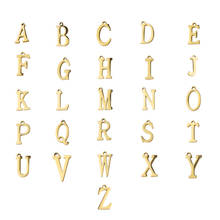 Amuleto de 26 letras de alfabeto, de aço inoxidável, espelho, esmalte, faça você mesmo, pulseiras, fazer joias, presentes para mulheres 2024 - compre barato