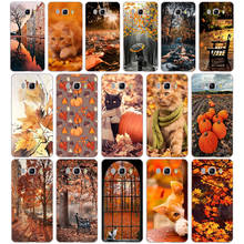 353FG Autumn leaves  Soft Silicone Tpu Cover phone Case for Samsung j3 j5 j7 2016 2017 j330 j2 j6 Plus 2018 2024 - buy cheap