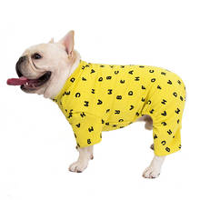 Dog Winter Clothes Letter Print Puppy Dog Costume French Bulldog Pet Clothing For Medium Large Dogs Coat Pet Overalls Ropa Perro 2024 - buy cheap