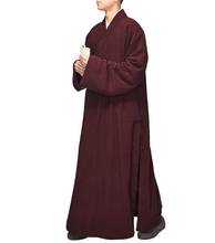 Ropa de algodón y lino de alta calidad unisex, traje cálido budista de shaolin, monje, kung fu, zen, de invierno, 5 colores 2024 - compra barato
