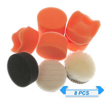 9Pcs 2 Inch Buffing Polishing Pad Kit Car Sponge Buff Pad Grip Wool Pad For Buffer Polisher Drill Adapter Sanding Waxing Cutting 2024 - buy cheap