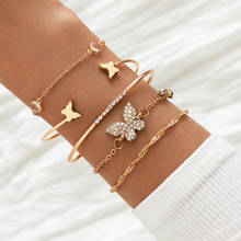 Модный богемный браслет Yobest с узлом-бабочкой, запястье, звено, цепочка, Шарм-браслет, браслет для женщин, золотые браслеты, ювелирные изделия 2024 - купить недорого