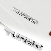 3D Metal TURBO Emblem Car Sticker For renault scenic 2 vw passat b7 fiat 500x mitsubishi outlander 3 Vesta lada accessories 2024 - buy cheap