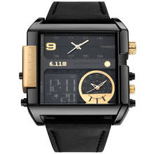 Homens Marca de topo Relógios Moda Relógio de Quartzo Dos Homens LEVOU Digital Chronograph Relógio de Pulso Esporte Presente Relógio Militar Relogio masculino 2024 - compre barato