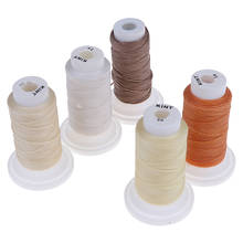 50Meters DIY Hand Waxed Thread 0.8mm 50m Polyester Cord Sewing Machine Stitching For Leather Craft Handicraft Tool 2024 - buy cheap