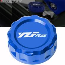 for Yamaha YZF R1 R25 R3 R6 2017 CNC Aluminum Motorcycle Rear Brake Fluid Tank Reservoir Oil Cup Cover Cap Modified Accessories 2024 - buy cheap