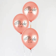 Balões em ouro rosado para decoração de noiva, balões em formato de coração, para despedida de solteira ou chá de noiva, para casamento, noivado ou jardim, adereços para fotos 2024 - compre barato