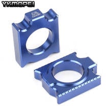 CNC Rear Chain Adjuster Axle Block For YZ250F 12-18 YZ450F 10-17 YZF250 YZF450 Motocross Dirt Bike Off Road Free Shipping 2024 - buy cheap