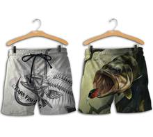 Tessffel NewFashion Animal Marlin Bass Hunting Fishing Hunter Camo Casual 3DPrint Unisex Short pants Summer Shorts Men/Women s-3 2024 - buy cheap
