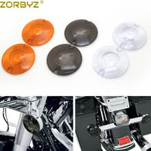 Zorbyz lente de cobertura de fumaça/âmbar/claro sinal de seta, para harley touring electra glide rei de estrada 2024 - compre barato