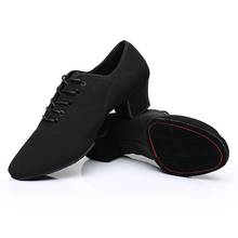 Hot Sale Men Latin Dance Shoe Modern Ballroom Tango Latin Dancing Shoe Man Boys Latin Salsa Dance Shoes Heel 5cm zapatos baile 2024 - buy cheap