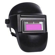 Máscara de proteção para capacete de solda, preto, com escurecimento automático, anti-reflexo, arco de cabeça, máscara de proteção anti-uv 2024 - compre barato