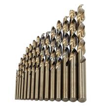 Juego de 15 unids/set de brocas de acero de alta velocidad, herramientas de perforación de acero M35, cobalto, 1,5mm-10mm 2024 - compra barato