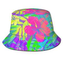 CINESSD 2020 New Fisherman's Hat Unisex Fashion Bob Cap Tropical Flowers Leaves Gorros Panama Windproof outdoor Bucket Hat 2024 - buy cheap