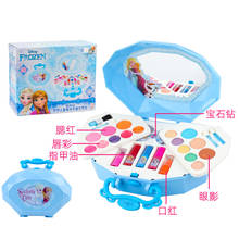 disney girls frozen 2 Princess elsa anna Cosmetic  Makeup set   Make Up Kits Cute Play House Fashion Toys kids Gift 2024 - buy cheap