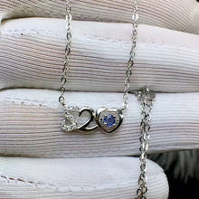 Sapphire Pendant Natural And Real Sapphire Necklace  925 sterling silver Fine jewelry Sapphire Pendant 2024 - buy cheap