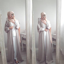 2021 Abaya Dubai Muslim Dress Kaftan Kimono Bangladesh Robe Musulmane Islamic Clothing Caftan Marocain Turkish Eid Gift Part 2024 - buy cheap