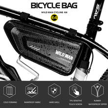 Paquete de viga delantera de bicicleta, resistente al agua, accesorios de carcasa dura, herramienta de almacenamiento grande, bolsa de bicicleta 2024 - compra barato