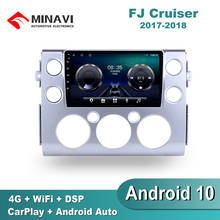 9'' Android 10 TOYOTA FJ CRUISE 2007-2016/2017/2018 DSP Car Radio Multimedia GPS Navigation Navi Player Auto Stereo 2din WIFI 2024 - buy cheap