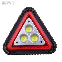 Triangle Traffic Warning Light Portable LED Working Light Car Red Hazard Warning Light USB Rechargeable Foldable 4 Modes 2024 - buy cheap