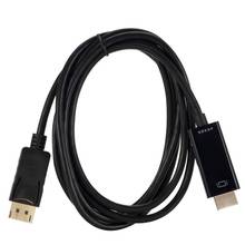 1,8 м 4K * 2K DP-HDMI-совместимый кабель с дисплеем порты штекер-штекер HDMI-совместимый преобразователь-кабель для 4K 1080P HDTV ПК 2024 - купить недорого