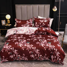 Classic Duvet Cover Sets Bedding Set 3pcs Bed Linen Quilt Covers Comforter Case Set Red Desgin King Queen Size Home Textile 2024 - buy cheap