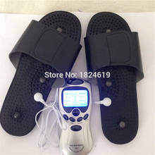 Health Care Electric Pulse Tens Physic Therapy Body Massager Muscle Acupuncture Pain Relax Massage + Electrode Foot Slippers 2024 - buy cheap